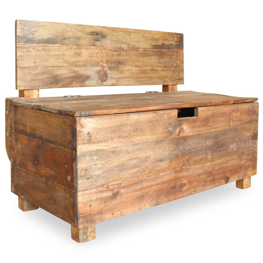 Bench Solid Reclaimed Wood 33.9