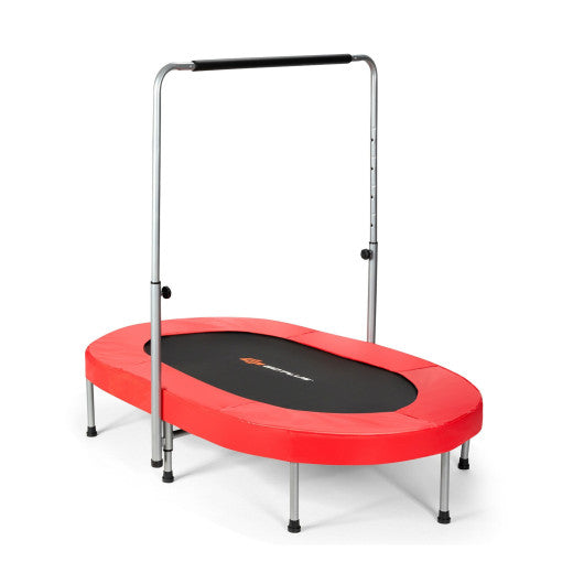 2-Person Foldable Mini Kids Fitness Rebounder Trampoline-Red at Set Shop and Smile