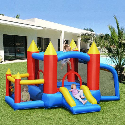 Kid Inflatable Slide Jumping Castle Bounce House with 740w Blower