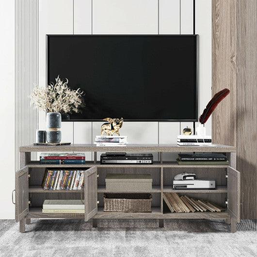 Universal TV Stand Entertainment Media Center for TV's up to 65 Inch-Gray
