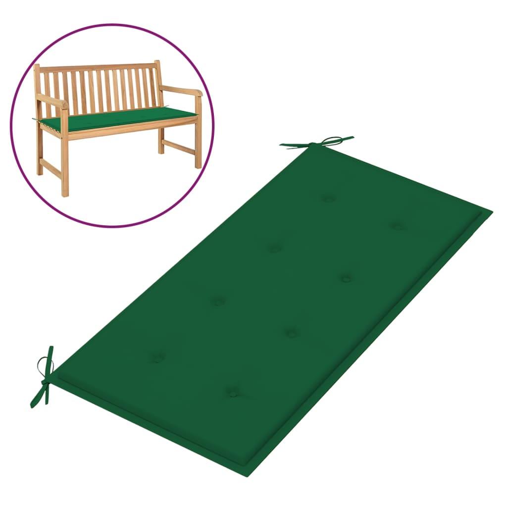 Garden Bench Cushion Green 39.4