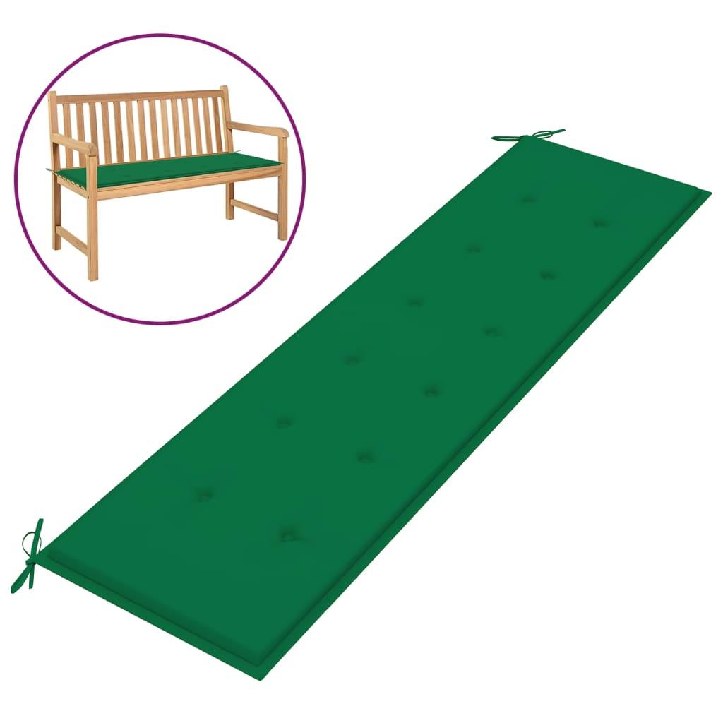 Garden Bench Cushion Green 70.9