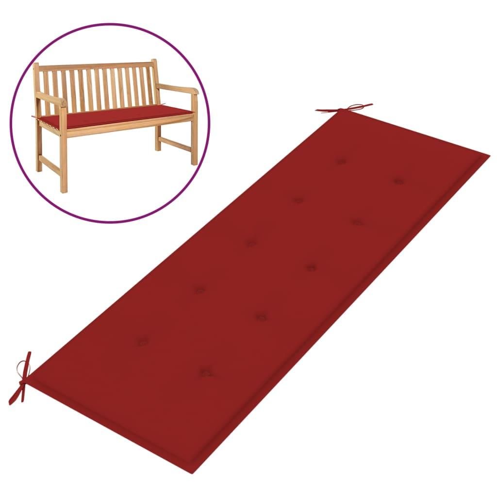 Garden Bench Cushion Red 59.1