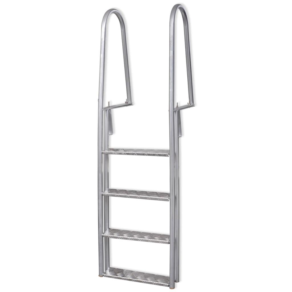 4-Step Dock/Pool Ladder Aluminum 65.7