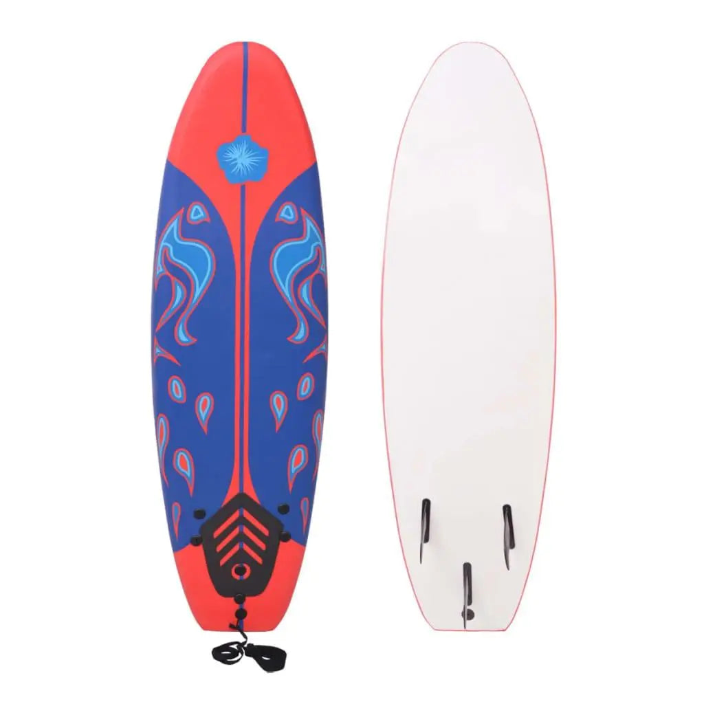 Surfboard Blue and Red 66.9