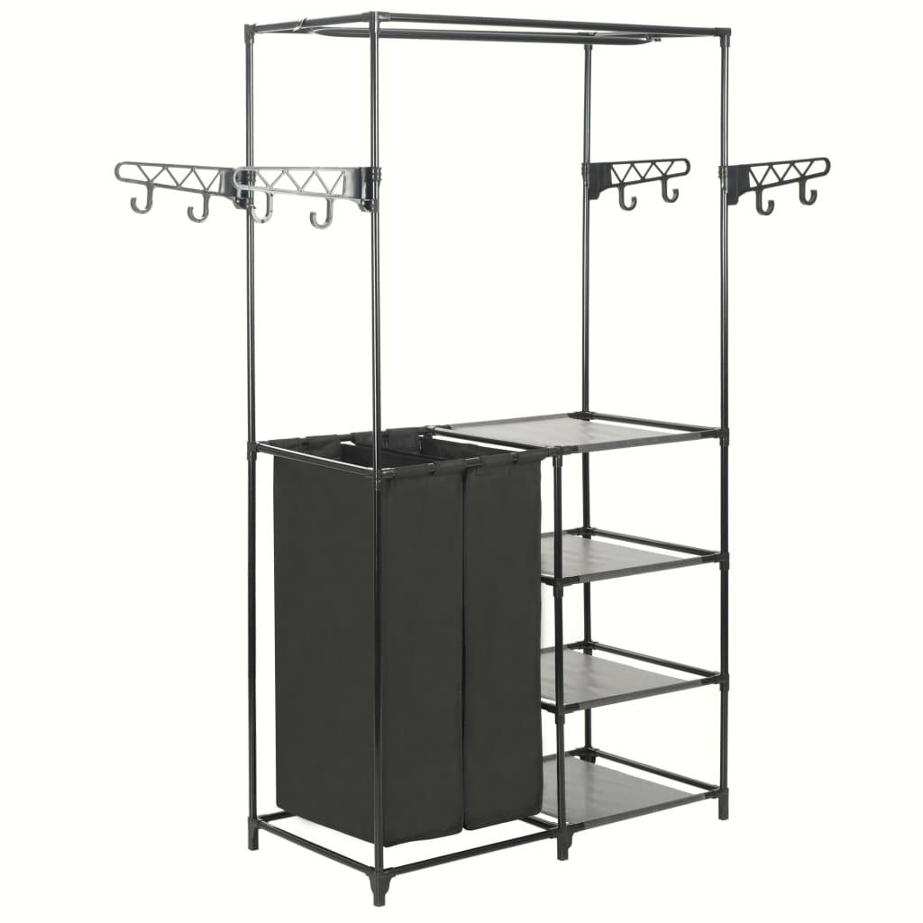 Clothes Rack Steel and Non-woven Fabric 34.3