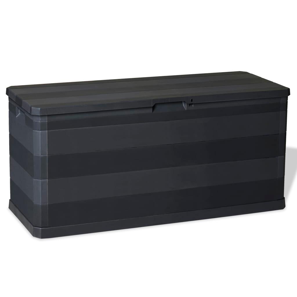 Patio Storage Box Black 46.1