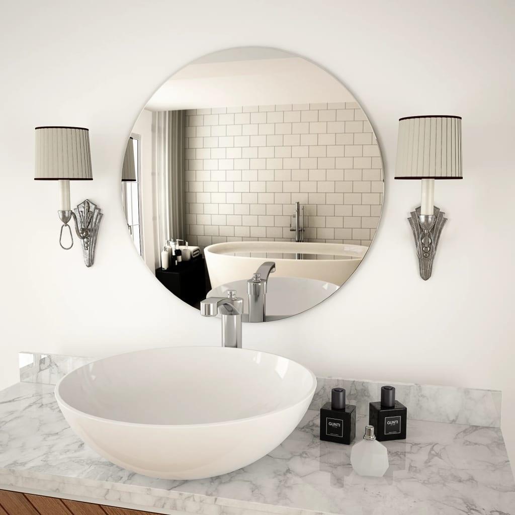 Wall Mirror 23.6" Round Glass - vidaXL - 245704 - Set Shop and Smile