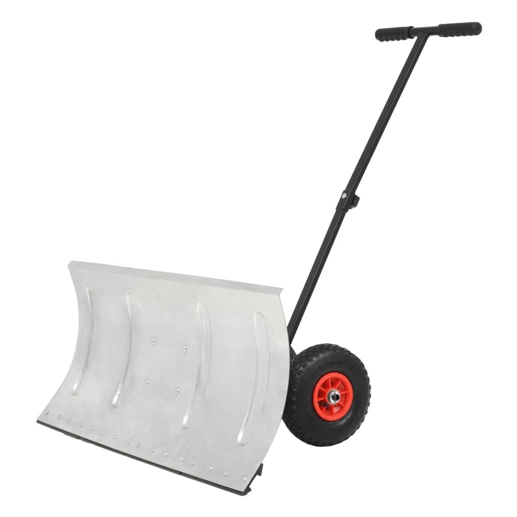 Manual Snowplough with Wheels 39.4