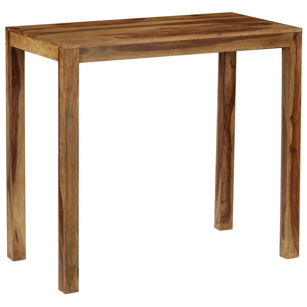 Bar Table Solid Sheesham Wood 46.4