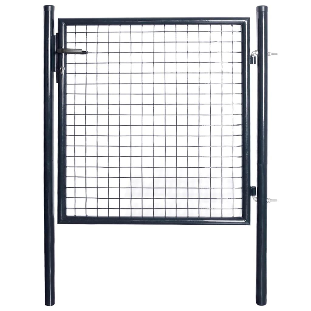 Mesh Garden Gate Galvanized Steel 33.7