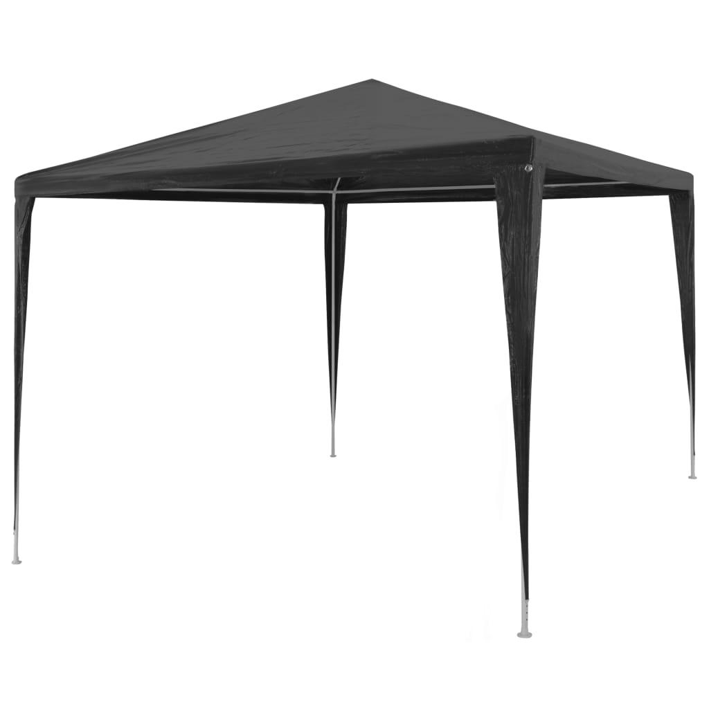 Party Tent PE Anthracite 9'10