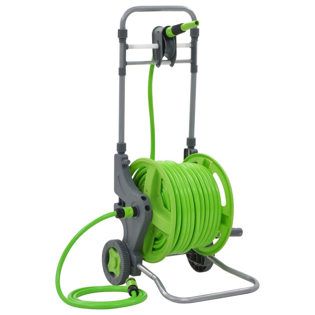 Water Hose Reel with Wheels 174.6'+6.6'