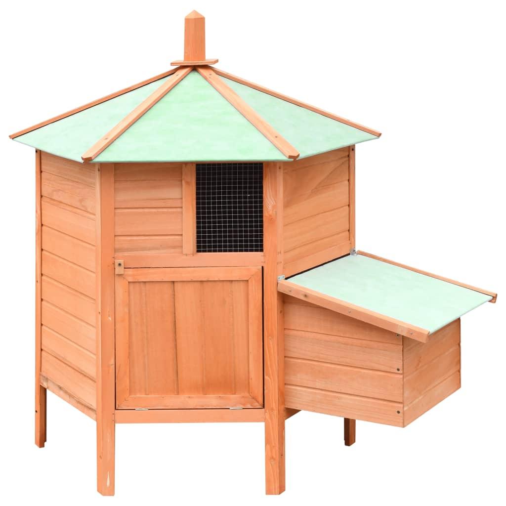 Chicken Cage Solid Pine & Fir Wood 49.6