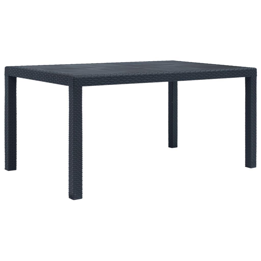 Patio Table Anthracite 59