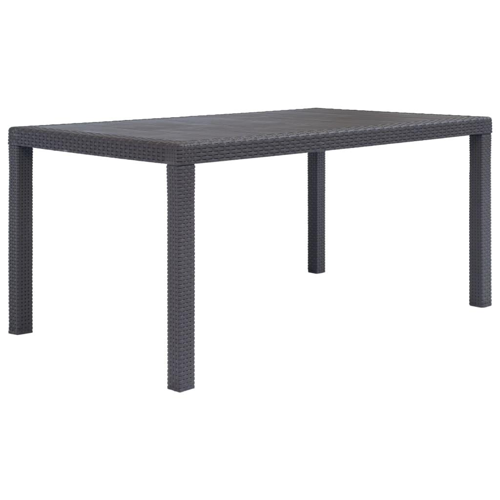 Patio Table Brown 59