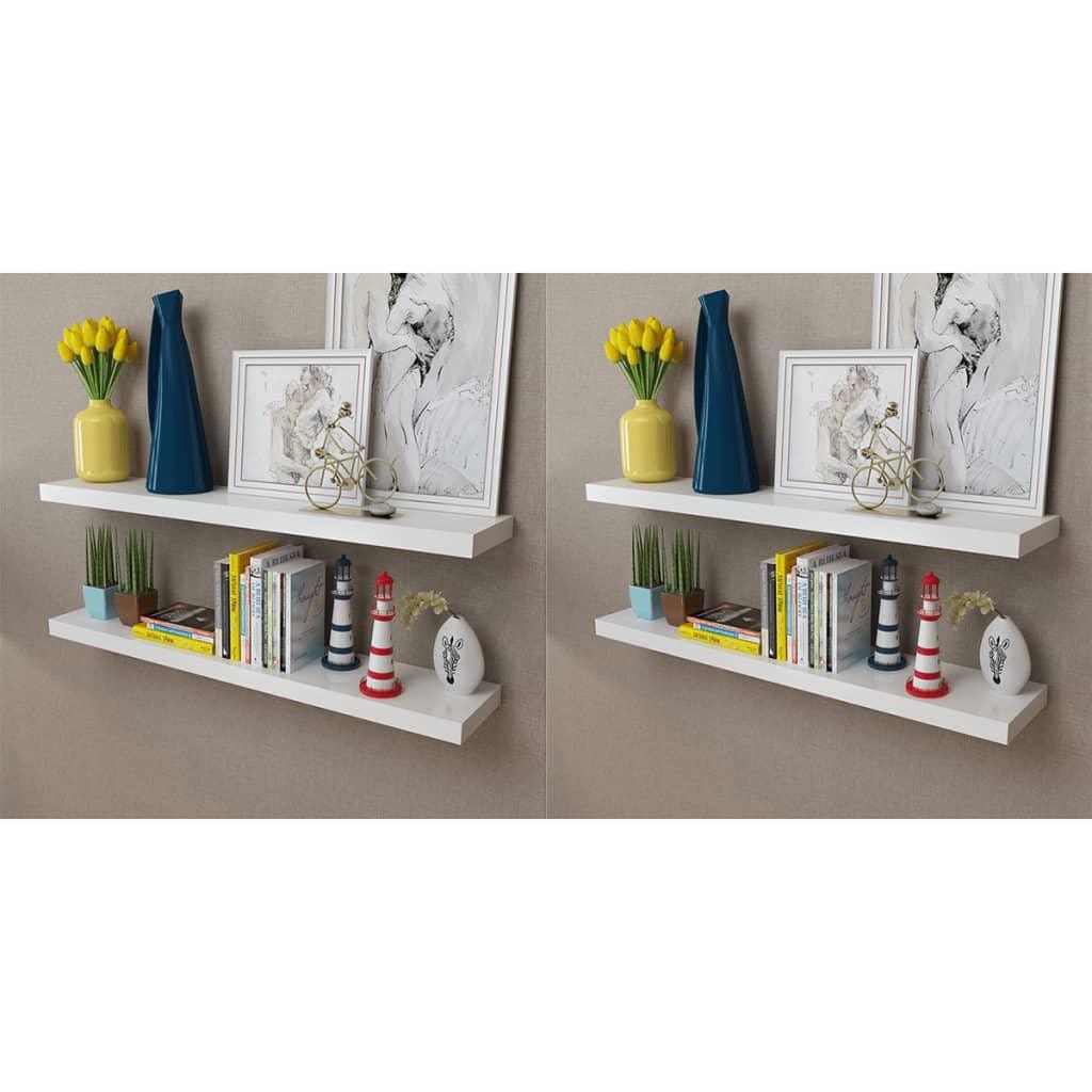 Wall Shelves 4 pcs White 39.4