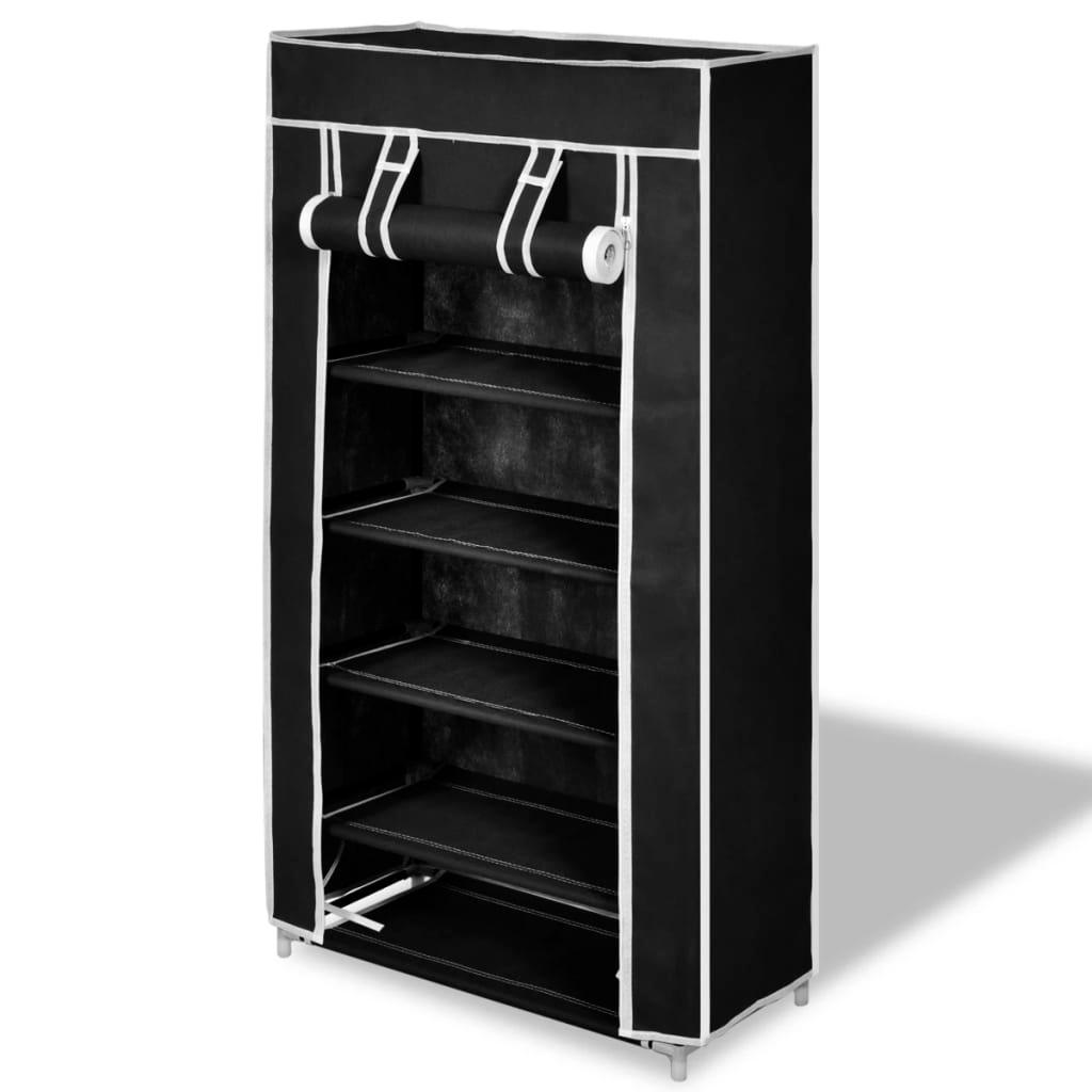 Fabric Shoe Cabinet with Cover 23