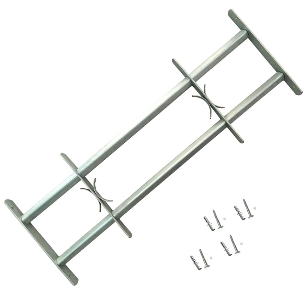 Adjustable Security Grille for Windows with 2 Crossbars 39.4