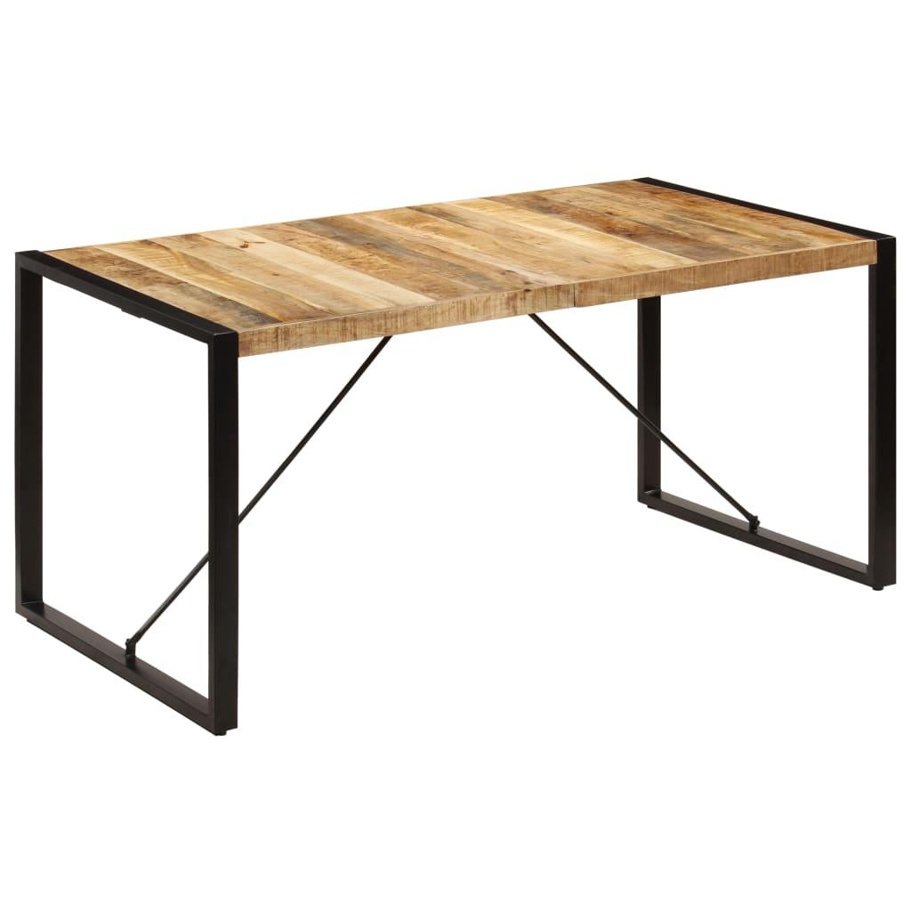 Dining Table 63"x31.5"x29.5" Solid Mango Wood - vidaXL - 247417 - Set Shop and Smile