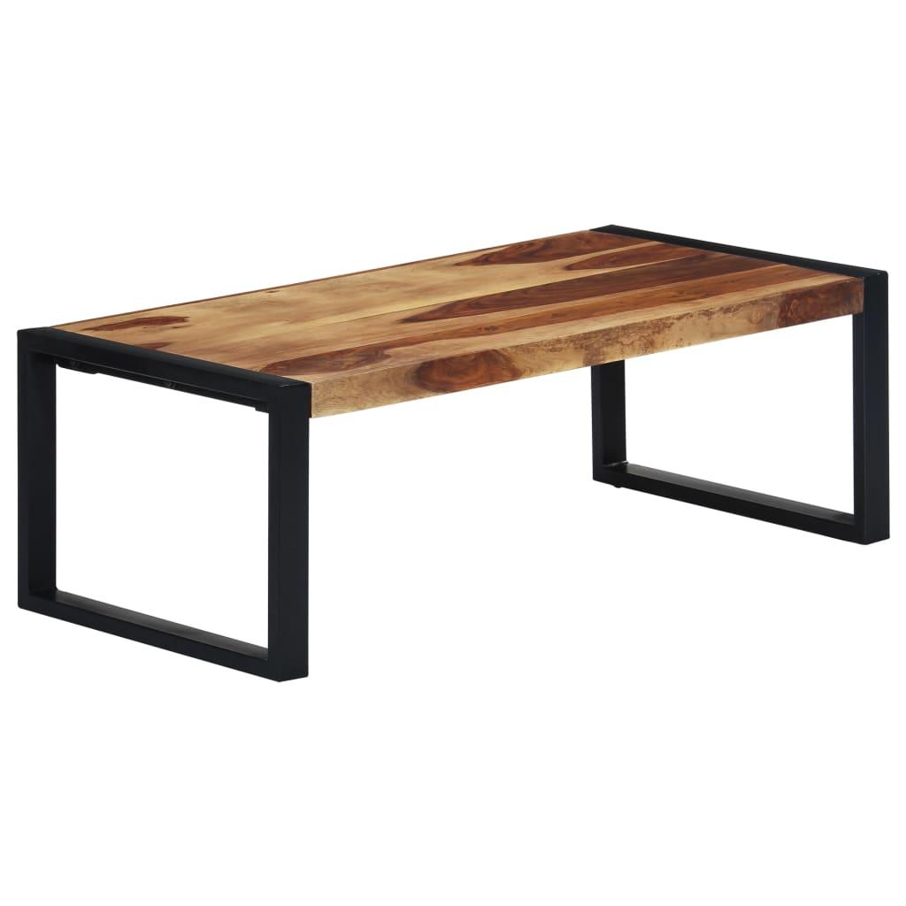 Coffee Table 43.3"x23.6"x15.7" Solid Sheesham Wood - vidaXL - 247452 - Set Shop and Smile