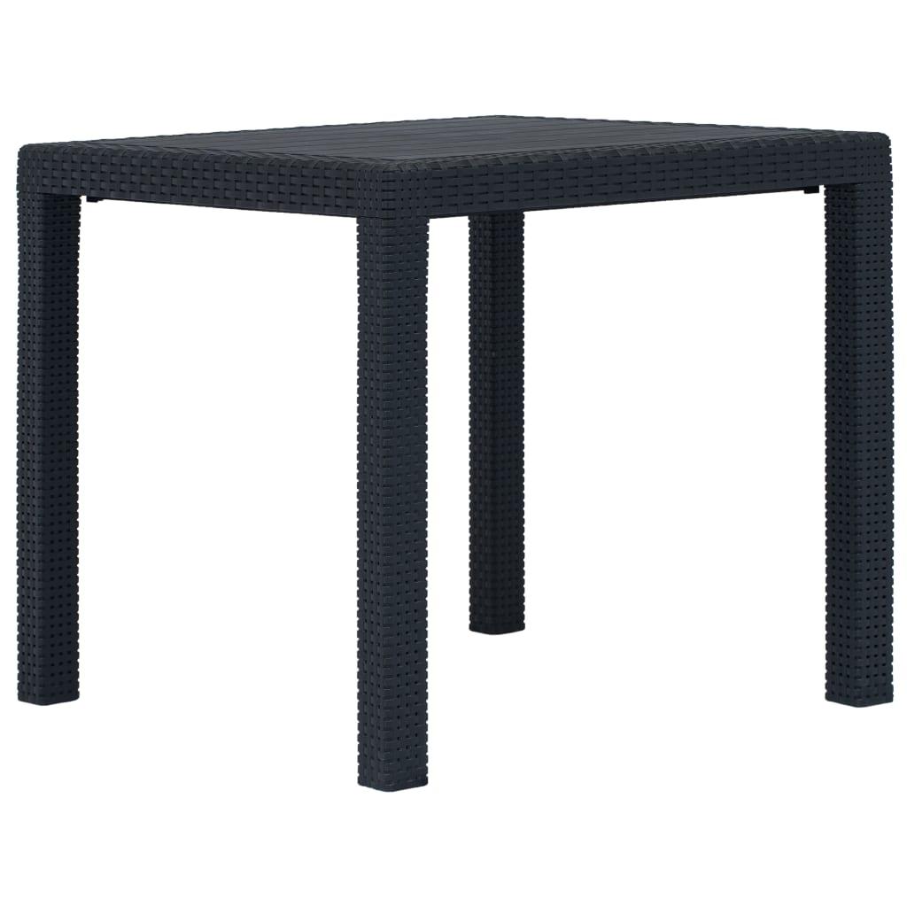 Patio Table Anthracite 31.1