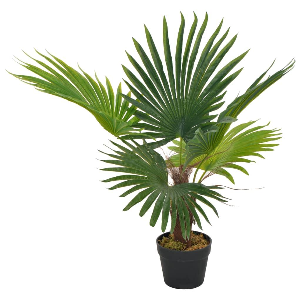 Artificial Plant Palm with Pot Green 27.6" - vidaXL - 280192 - Set Shop and Smile