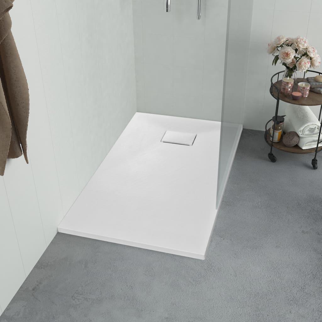 Shower Base Tray SMC White 35.4