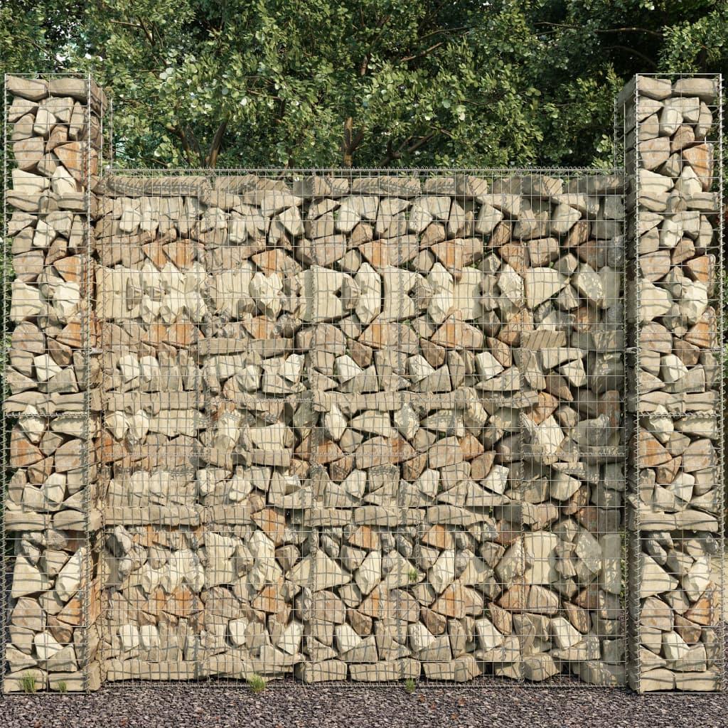 Gabion Wall with Cover Galvanized Steel 236.2