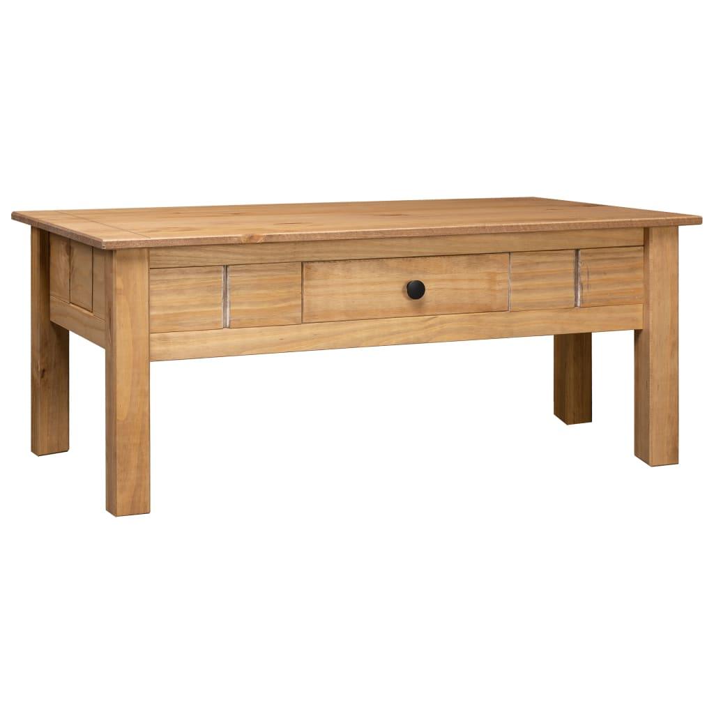 Coffee Table 39.4"x23.6"x17.7" Solid Pine Wood Panama Range - vidaXL - 282682 - Set Shop and Smile