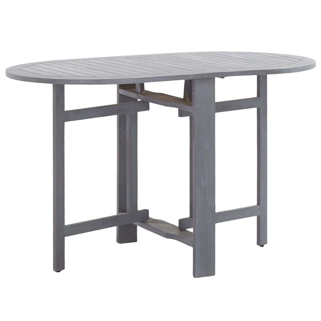 Patio Table Gray 47.2