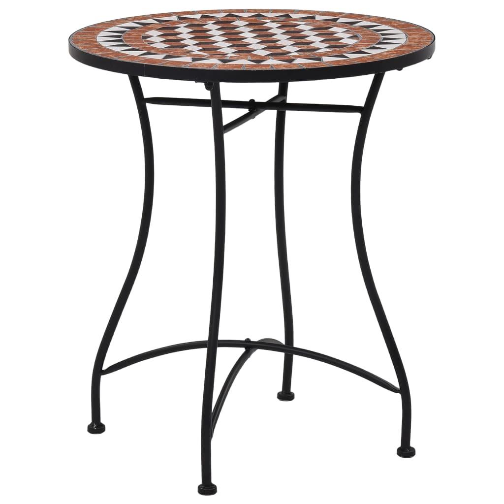 Mosaic Bistro Table Brown 23.6