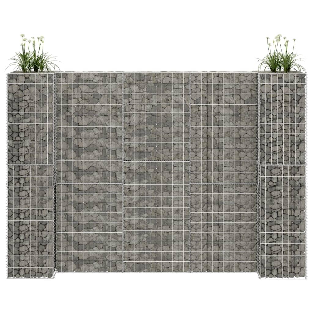 H-Shaped Gabion Planter Steel Wire 102.4