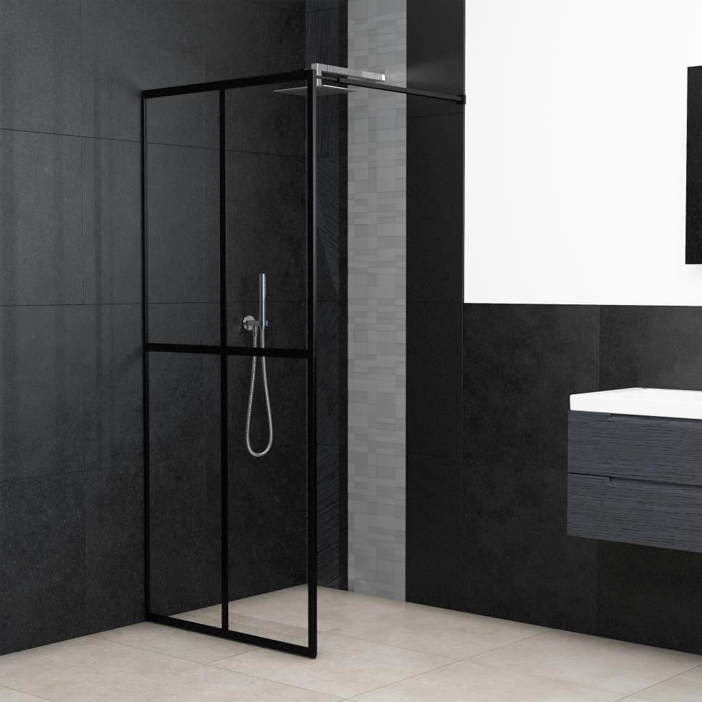 Walk-in Shower Screen Clear Tempered Glass 55.1