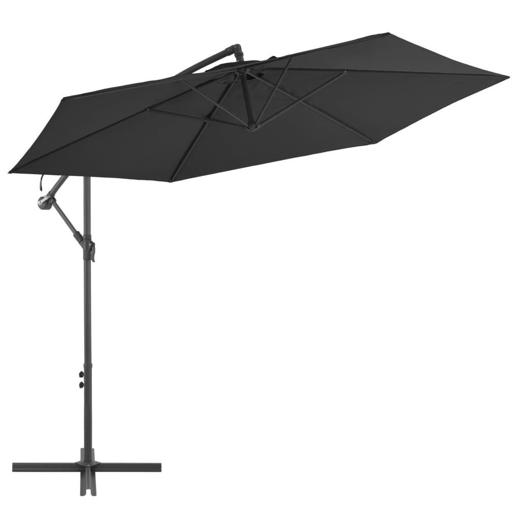 Cantilever Umbrella with Aluminum Pole 118.1