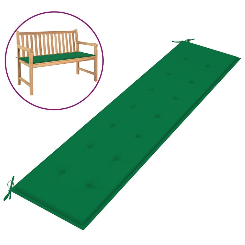 Garden Bench Cushion Green 78.7