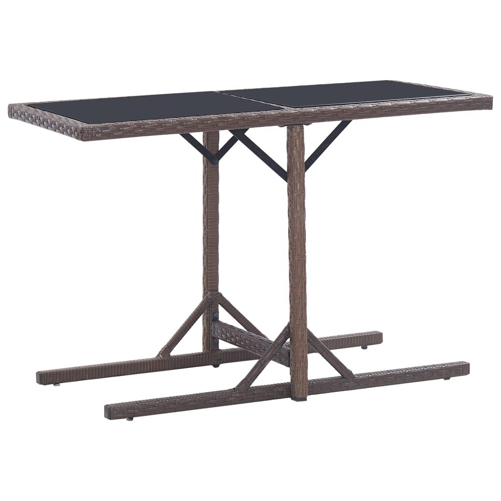 Patio Table Brown 43.3