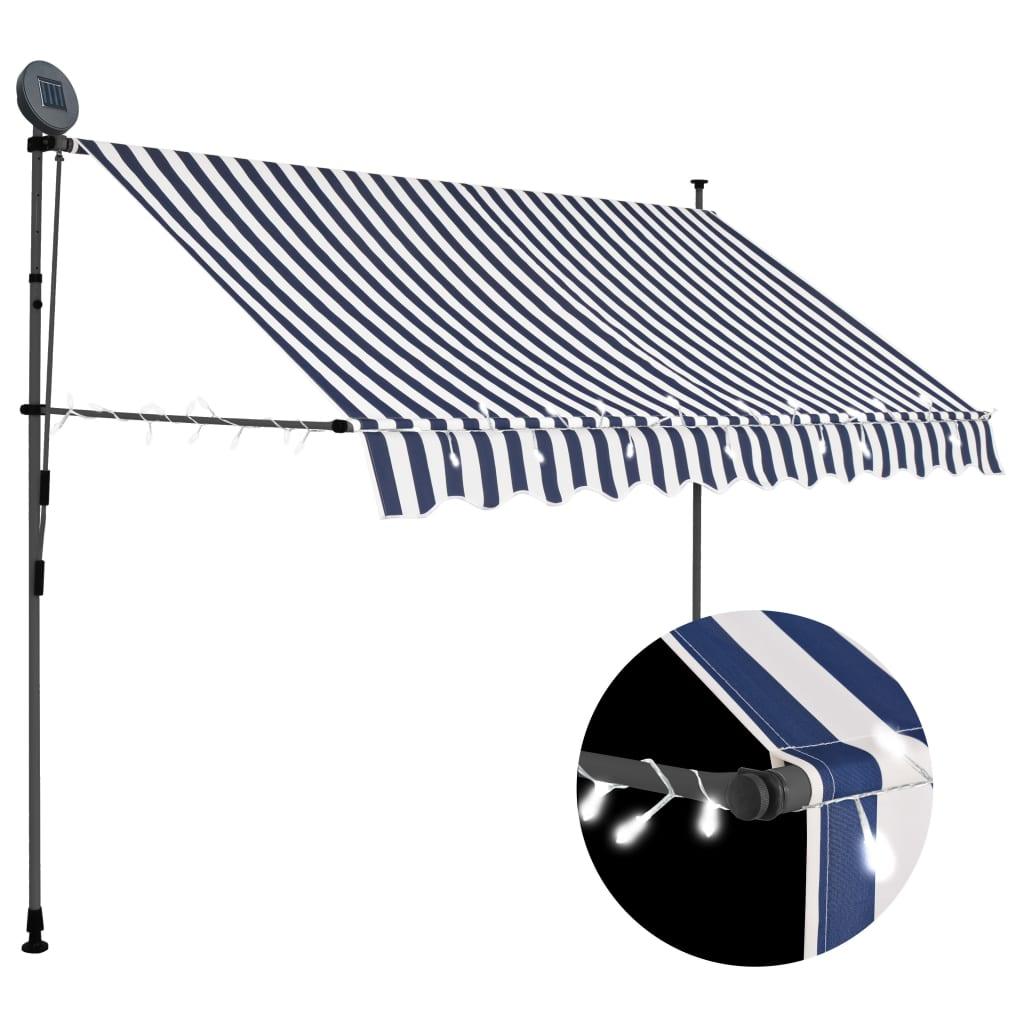 Manual Retractable Awning with LED 118.1