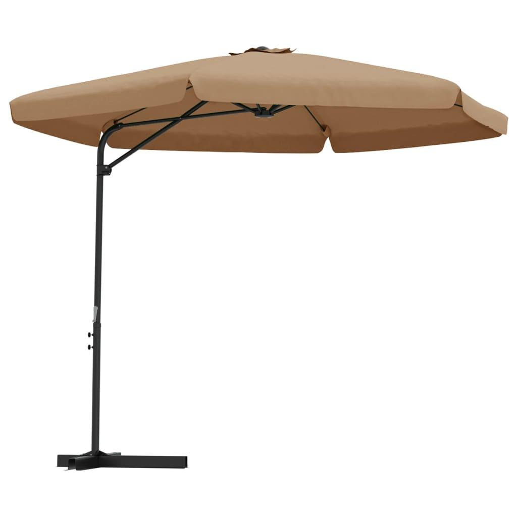 Outdoor Parasol with Steel Pole 118.1