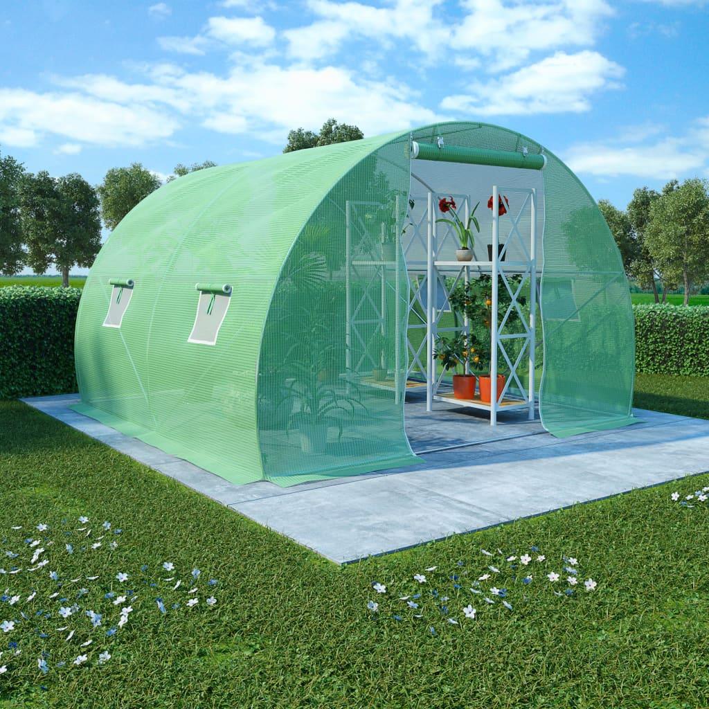 Greenhouse 64.6 ft² 9.8'x6.6'x6.6' - vidaXL - 48158 - Set Shop and Smile