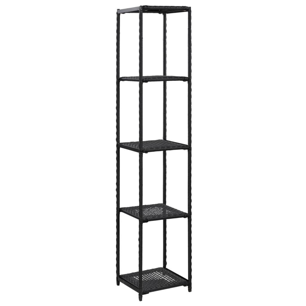 Storage Shelf Black 11.8