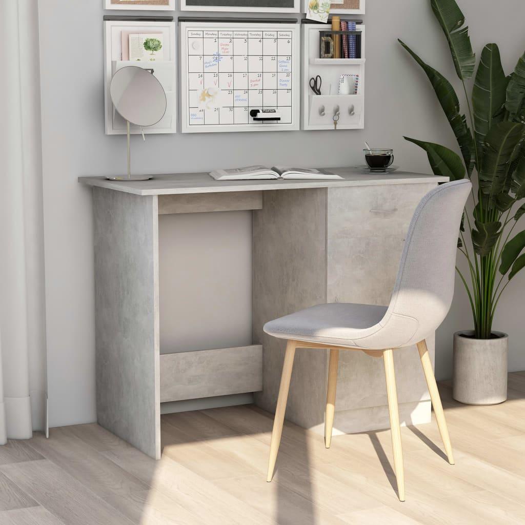 Desk Concrete Gray 39.4"x19.7"x29.9" Engineered Wood - vidaXL - 801084 - Set Shop and Smile