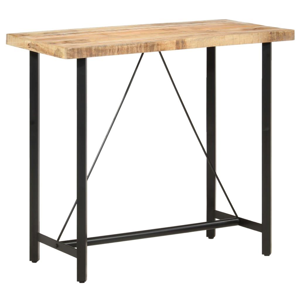 Bar Table 47.2"x22.8"x42.1" Rough Mango Wood - vidaXL - 286611 - Set Shop and Smile