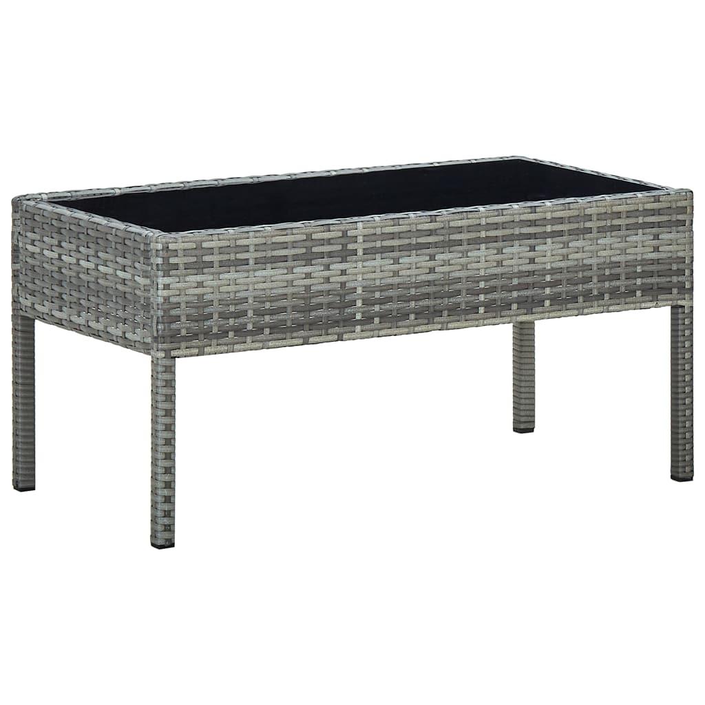 Patio Table Gray 29.5