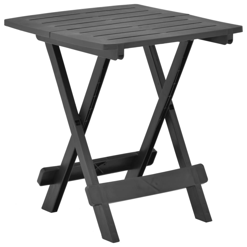 Folding Patio Table Anthracite 17.7