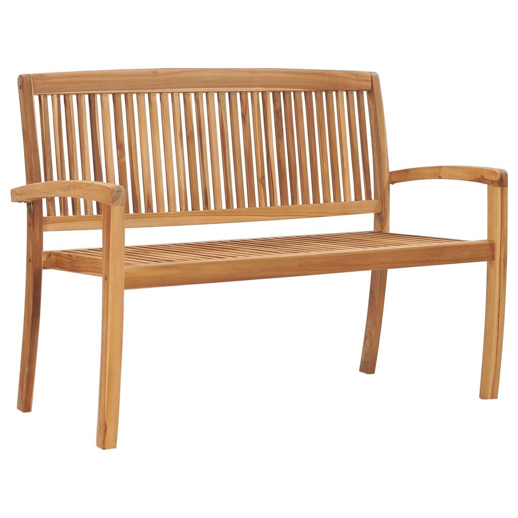 2-Seater Stacking Patio Bench 50.6