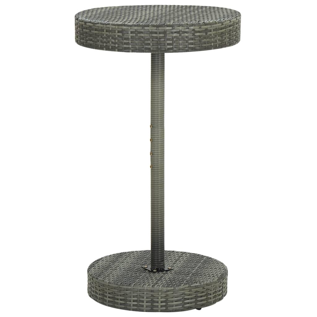 Patio Table Gray 23.8