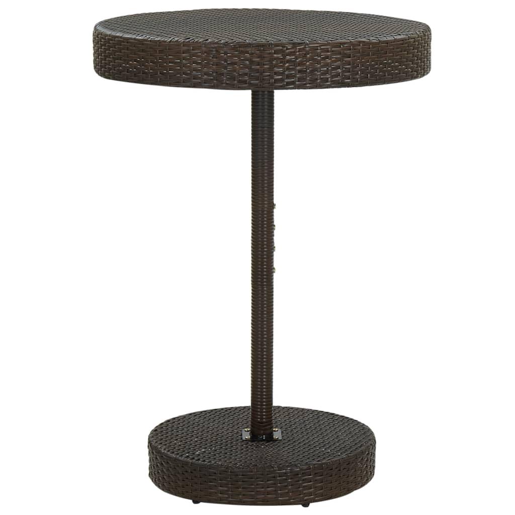 Patio Table Brown 29.7