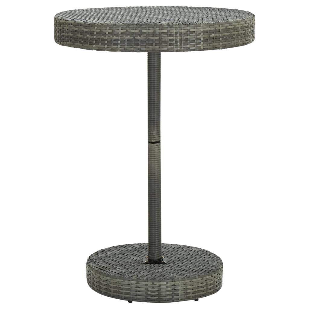 Patio Table Gray 29.7