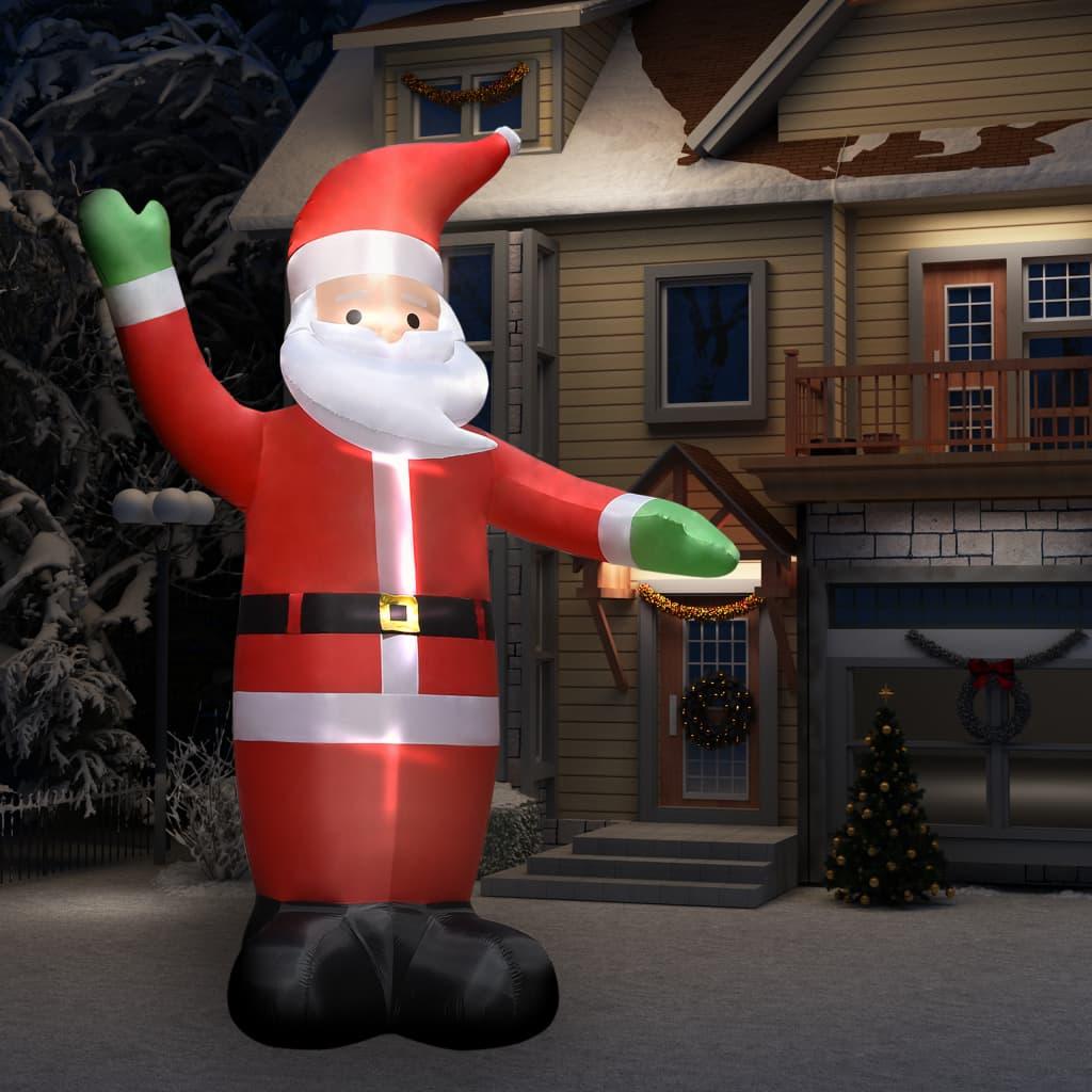Inflatable Santa Claus with LEDs Christmas Decoration IP44 14.8'